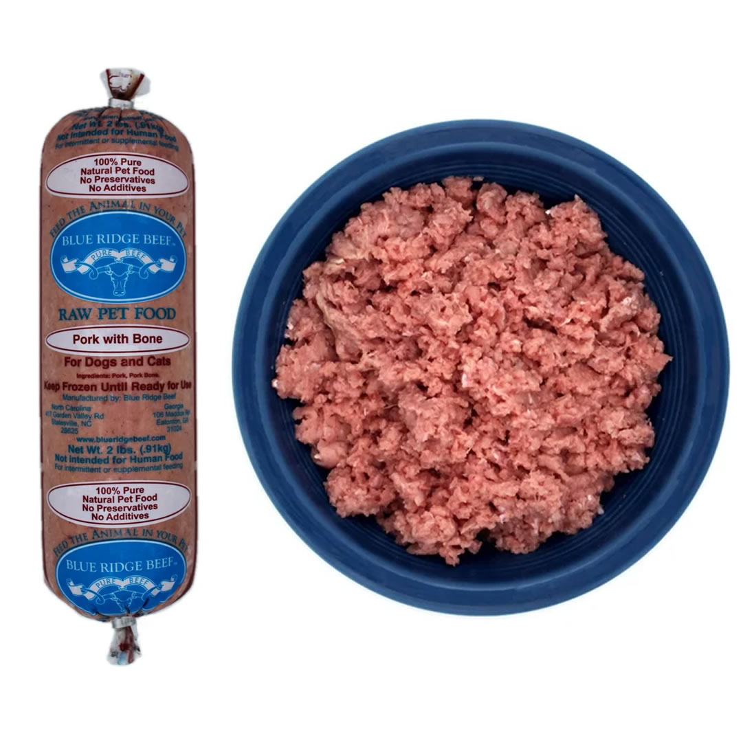 Pork with Bone Raw Pet Food Reno